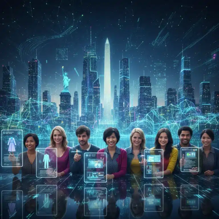 AI's influence on US consumer preferences, digital personalization, and future market trends.