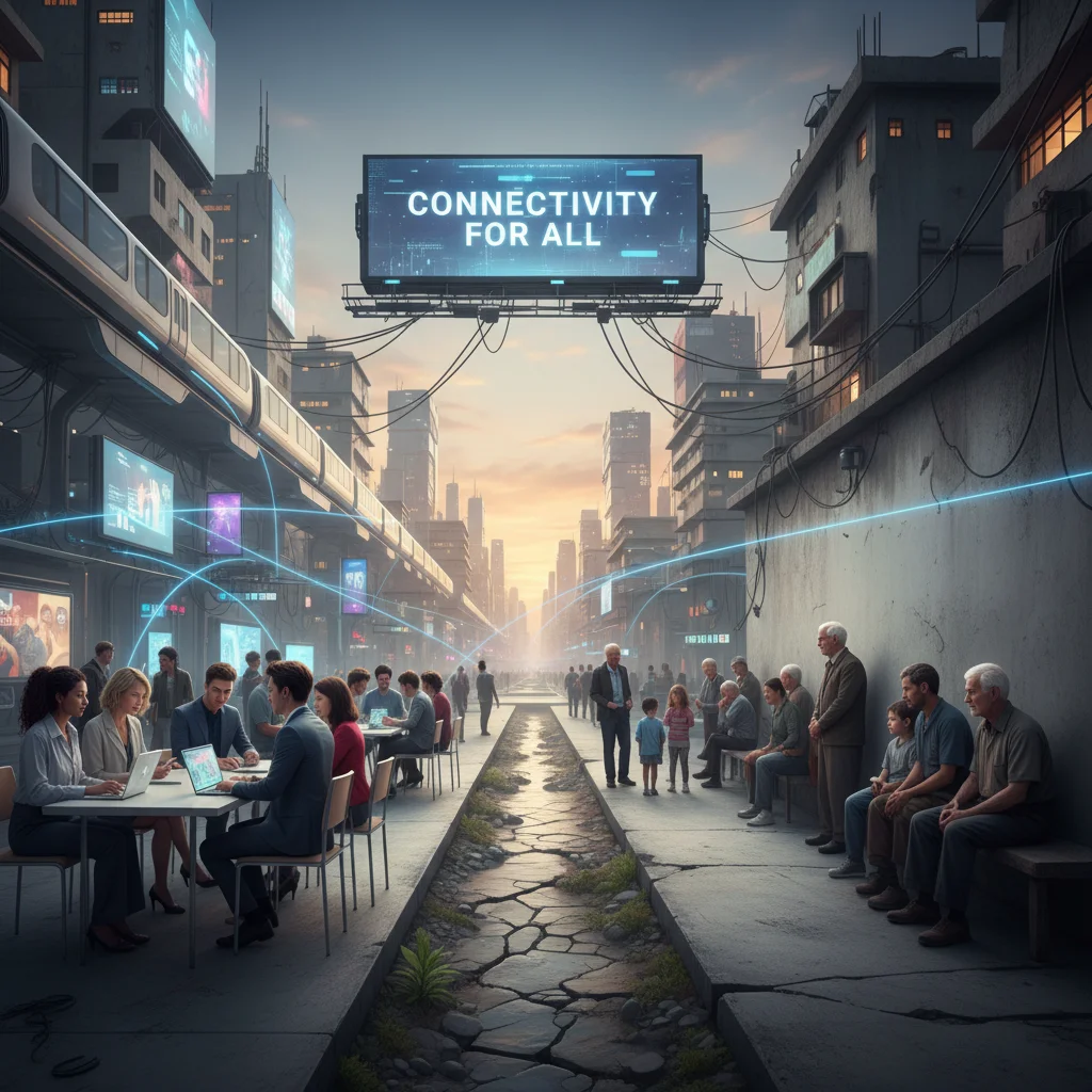 Digital Divide 2026: Impact on US Consumers & Behavior