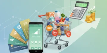 2026 Guide: Maximize Retailer Loyalty for 15% Annual Savings Illustration of diverse loyalty cards, a smartphone with a rewards app, and a shopping cart, symbolizing maximized retail savings.