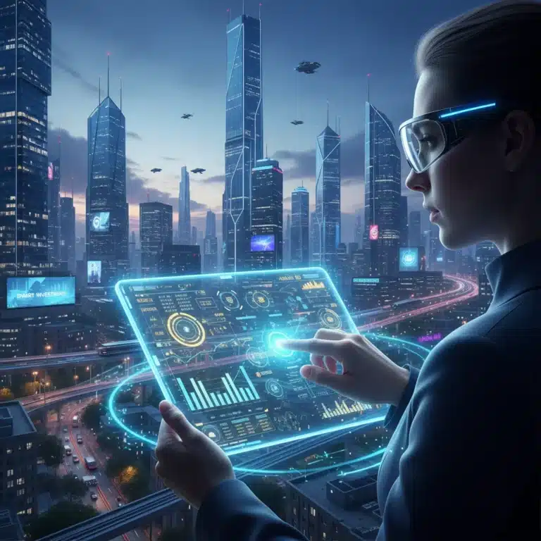 Person using a tablet to compare prices for smart buying in 2026, illustrating advanced cost-cutting strategies.