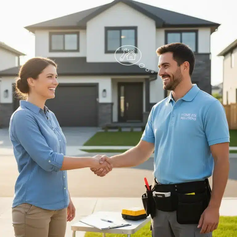 Successful negotiation for home maintenance services