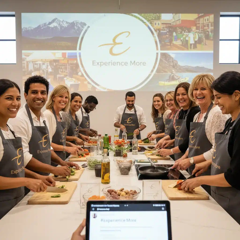 Consumers enjoying an exclusive experiential loyalty reward, like a VR experience