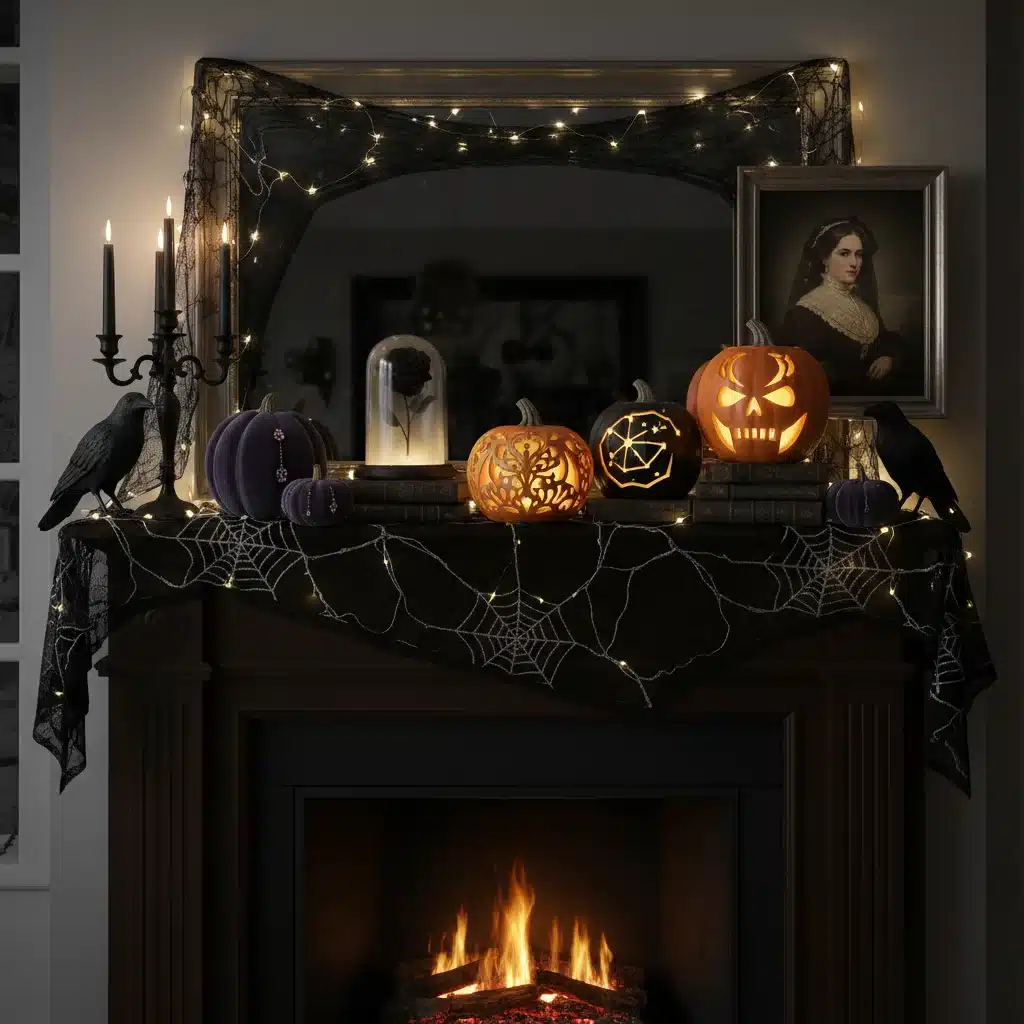 Elegant and modern Halloween home decor ideas