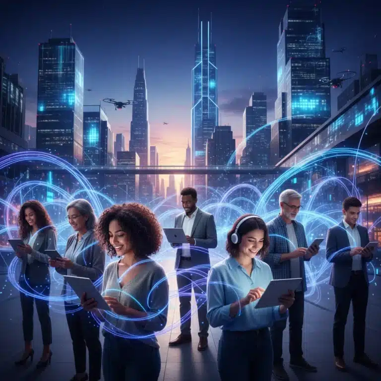 Digital-first consumers engaging with brands on various devices, representing evolving brand loyalty