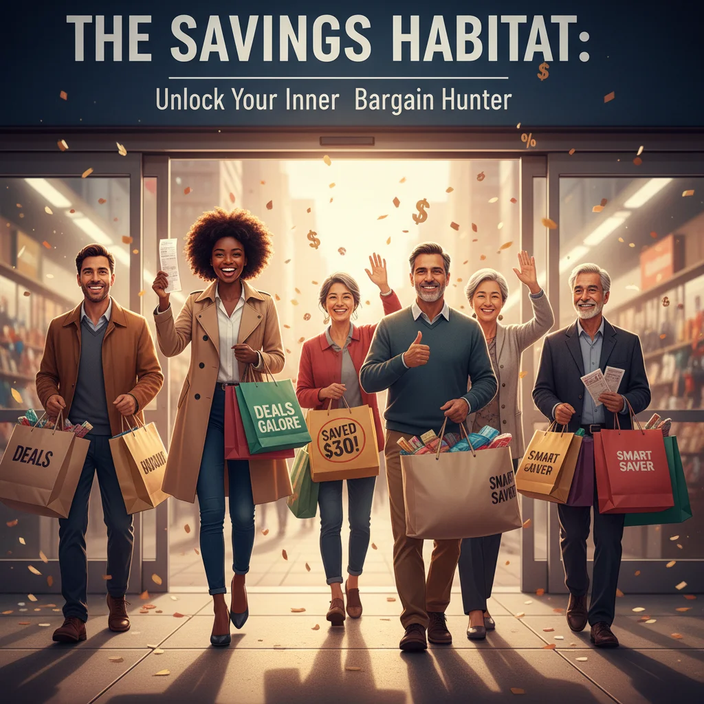 Happy shoppers leaving a store with bags, showcasing the success of effective coupon stacking strategies.